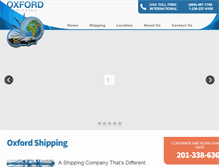 Tablet Screenshot of oxfordshipping.com